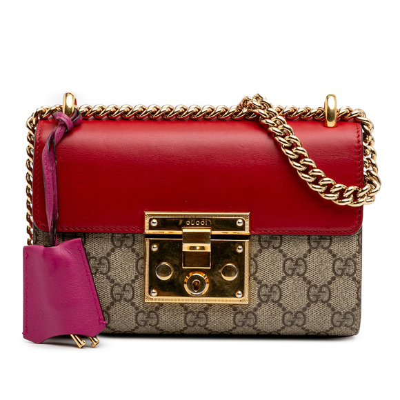 Pre-Loved Gucci Small GG Supreme Padlock Crossbody - Picture 1 of 11